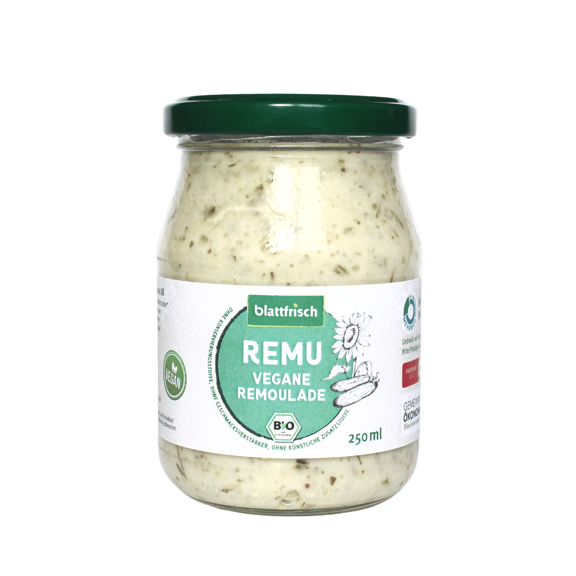 Vegane Remoulade von Blattfrisch im Pfandglas