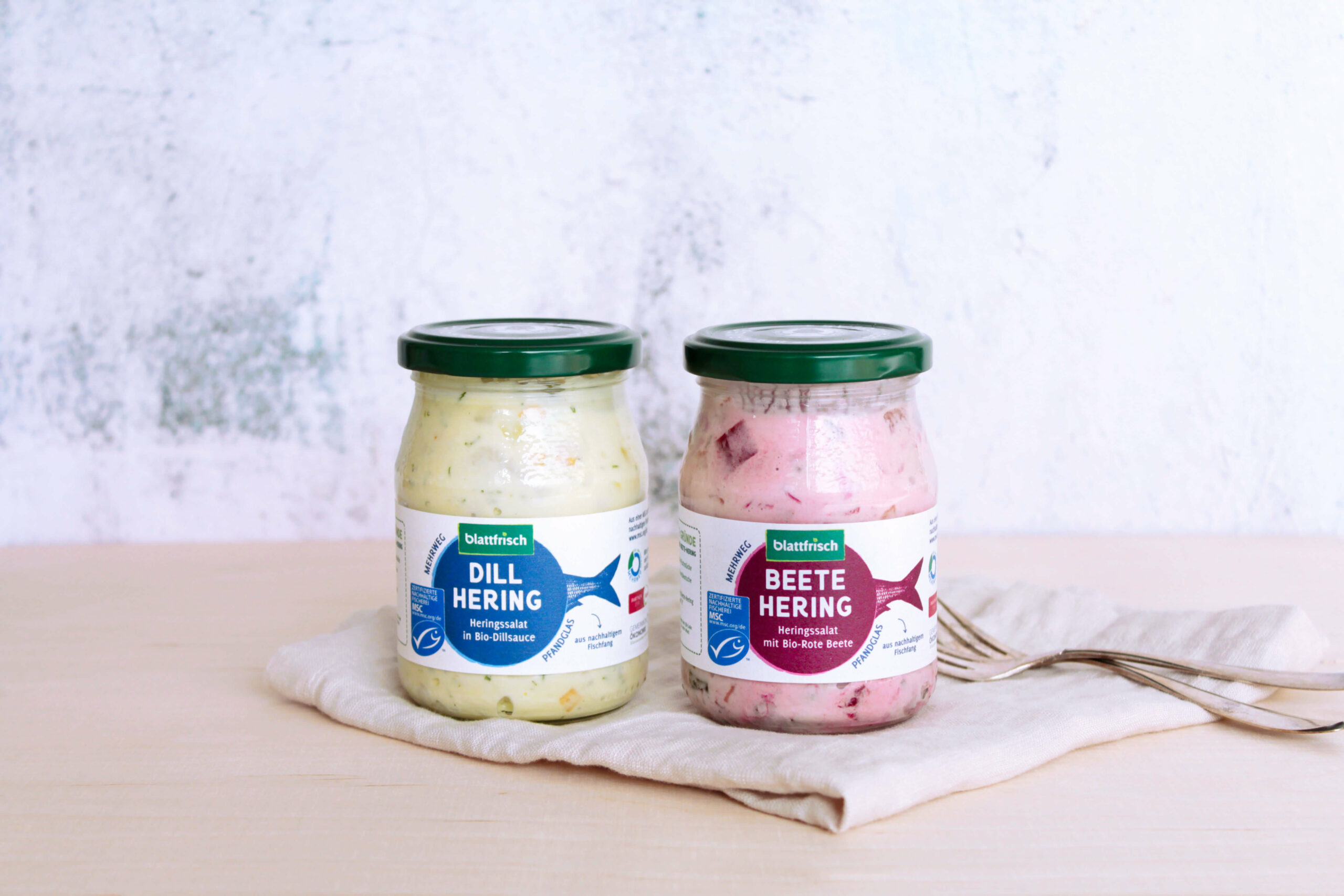 Vegane Feinkostsalate im Pfandglas