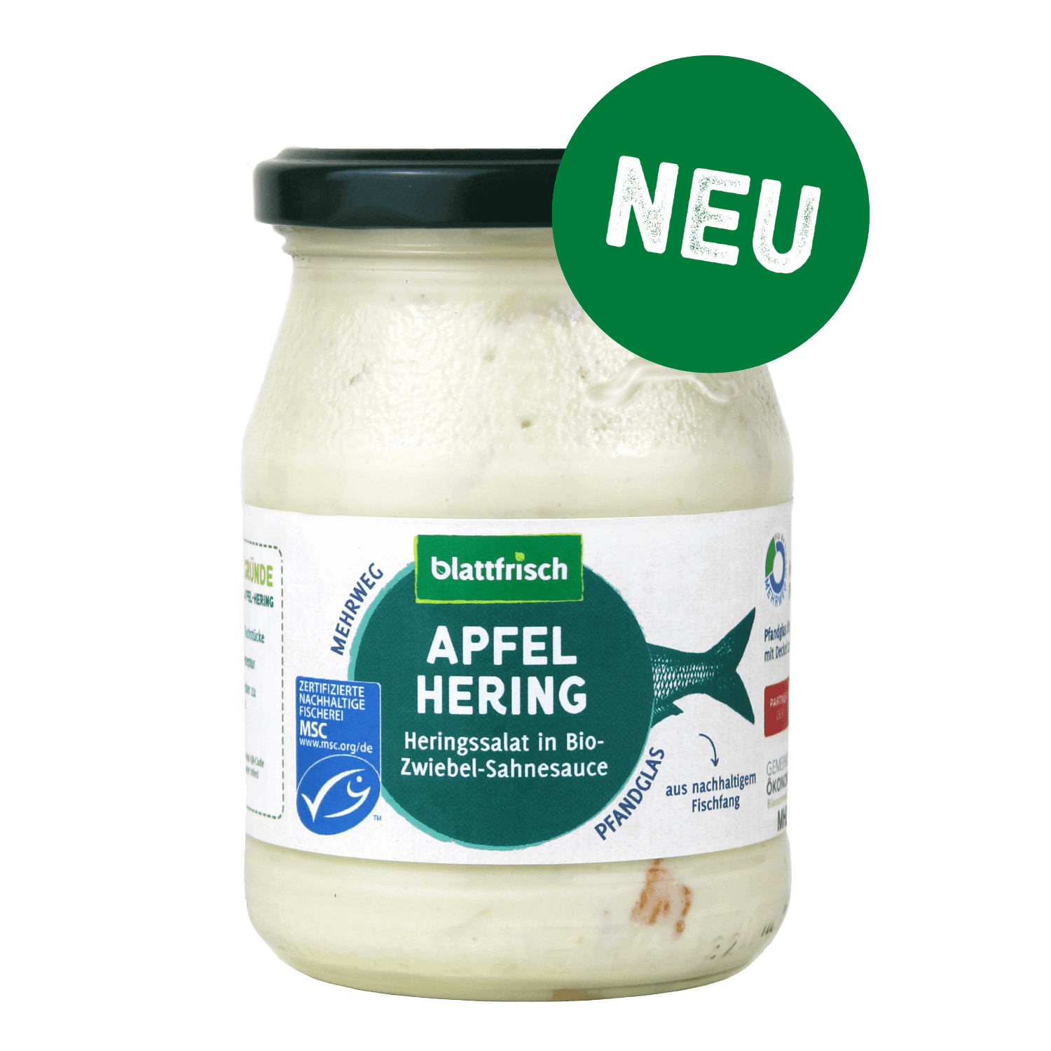 Apfel-Hering - blattfrisch